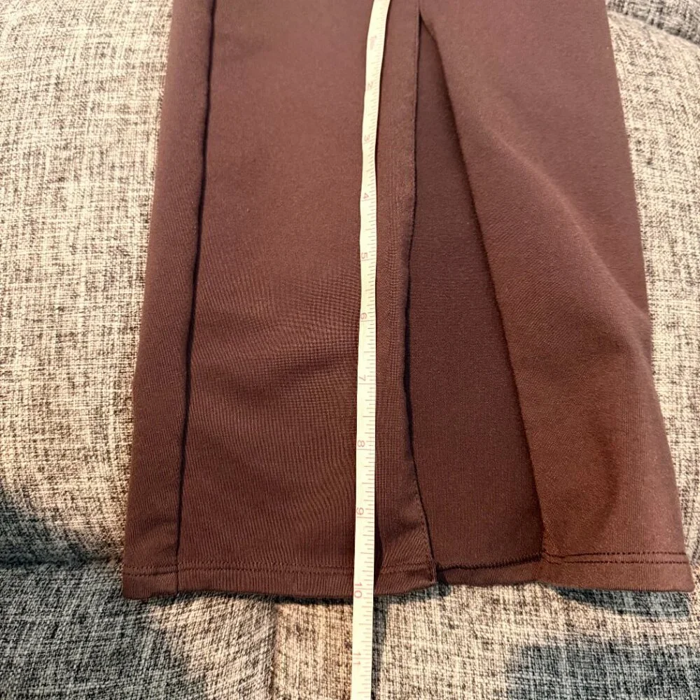 ALO Yoga Airbrush High-Waist 7/8 Flutter Leggings Raisin Purple Size Large